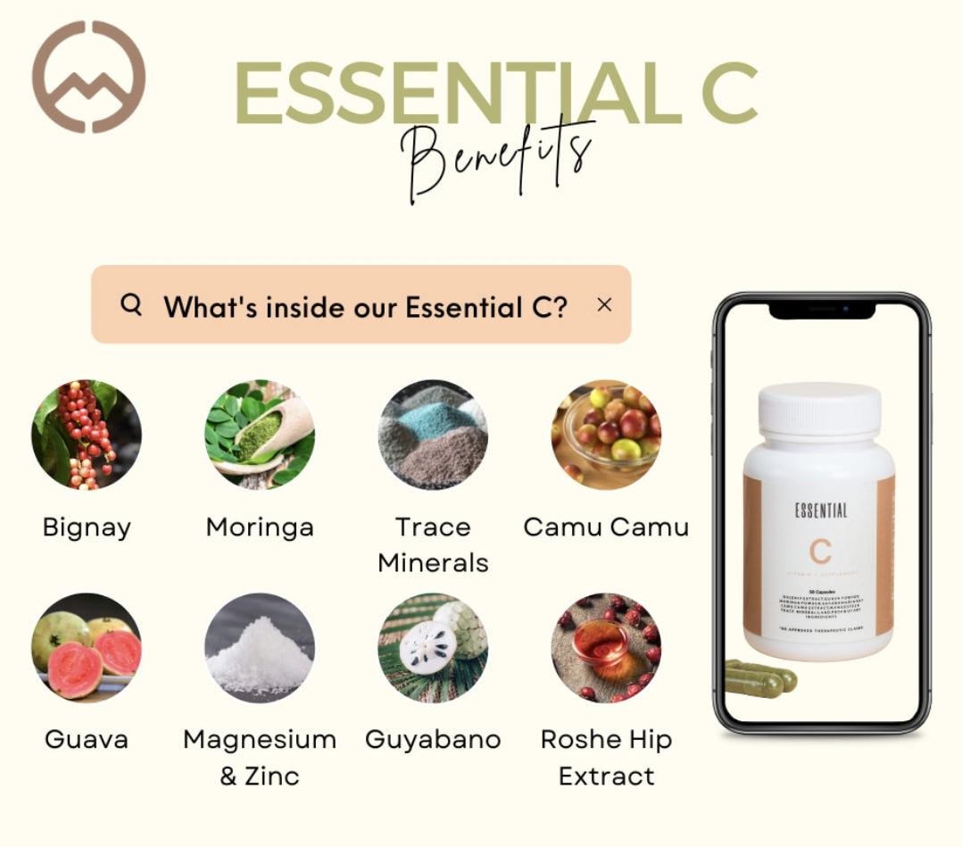 MCC ESSENTIAL C- 60 CAPSULES--SOLD OUT! BACK ORDER IN 2 WEEKS!