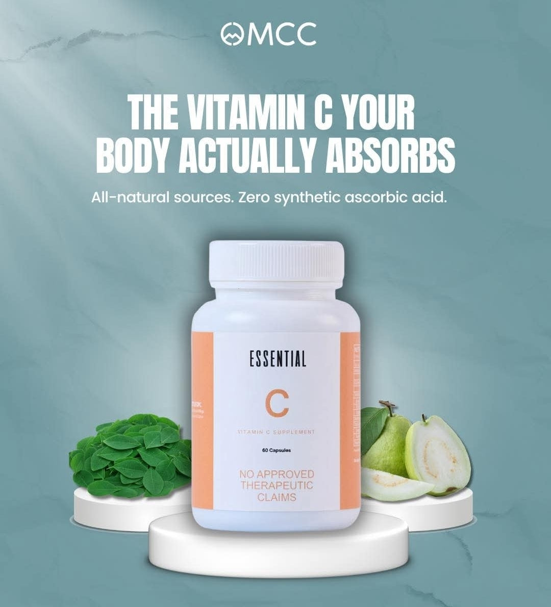 Best Seller! MCC ESSENTIAL C- 60 CAPSULES--$40 MINUS YOUR DISCOUNT--SALE ENDS 5/30/26---Ready to Ship--LIMITED STOCK!