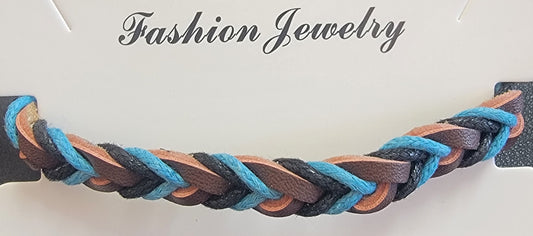 UNISEX STYLISH FAUX LEATHER BRACELET