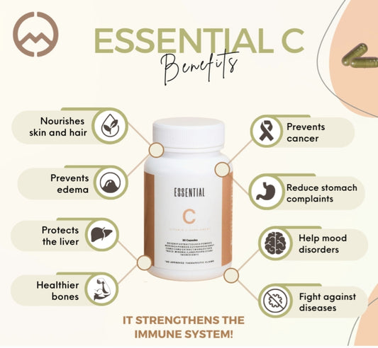 MCC Essential C Natural Supplement- 30 caps & 60 caps--LIMITED STOCK!