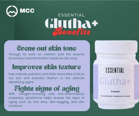 MCC Essential Glutha+ (15 Capsules) -LIMITED STOCK!