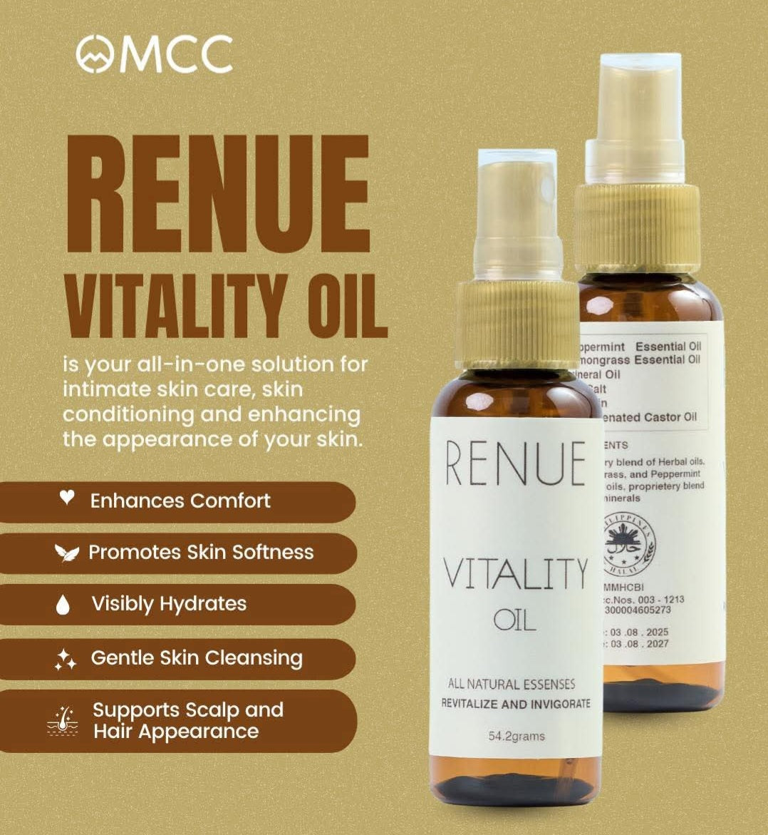 MCC Renue Vitality Oil--Sale Ends 12/31/25--READY TO SHIP!