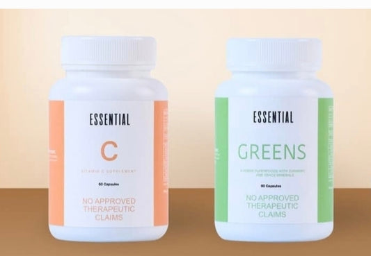 Best Seller! MCC ESSENTIAL DUO Deal 1 Greens & 1 C 60 caps. each-ON SALE!-- READY TO SHIP!