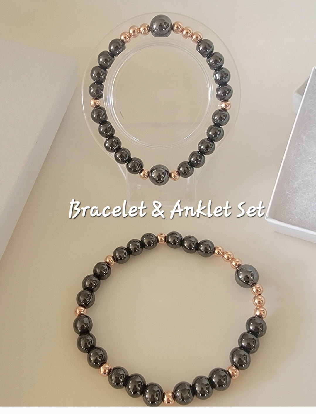 Stylish Triple Magnetic Therapeutic Bracelet & Anklet Set--FREE SHIPPING for this item!