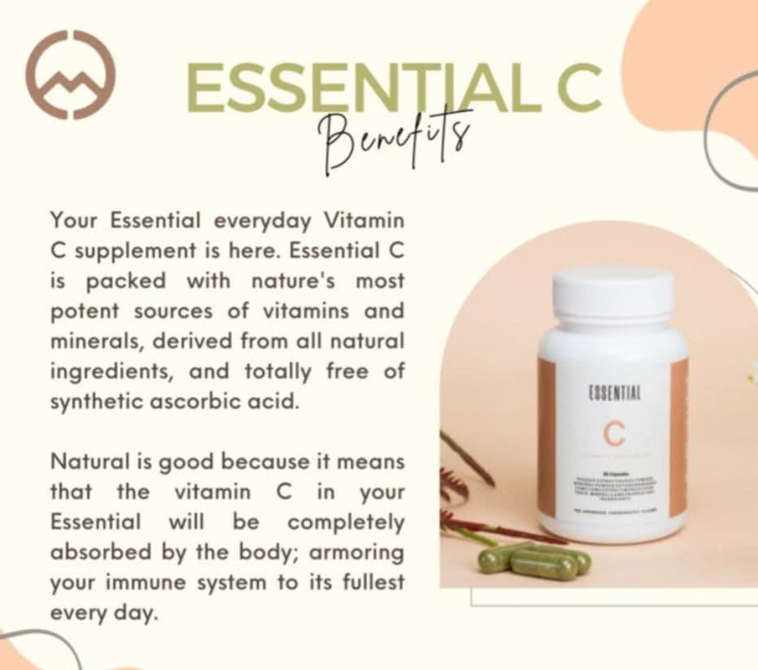 MCC ESSENTIAL CARE --GREENS & C--AVAILABLE 30 & 60 CAPSULES!  SAVE MORE!